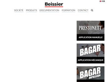 Tablet Screenshot of beissier.fr