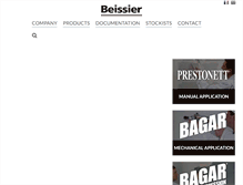 Tablet Screenshot of beissier.eu